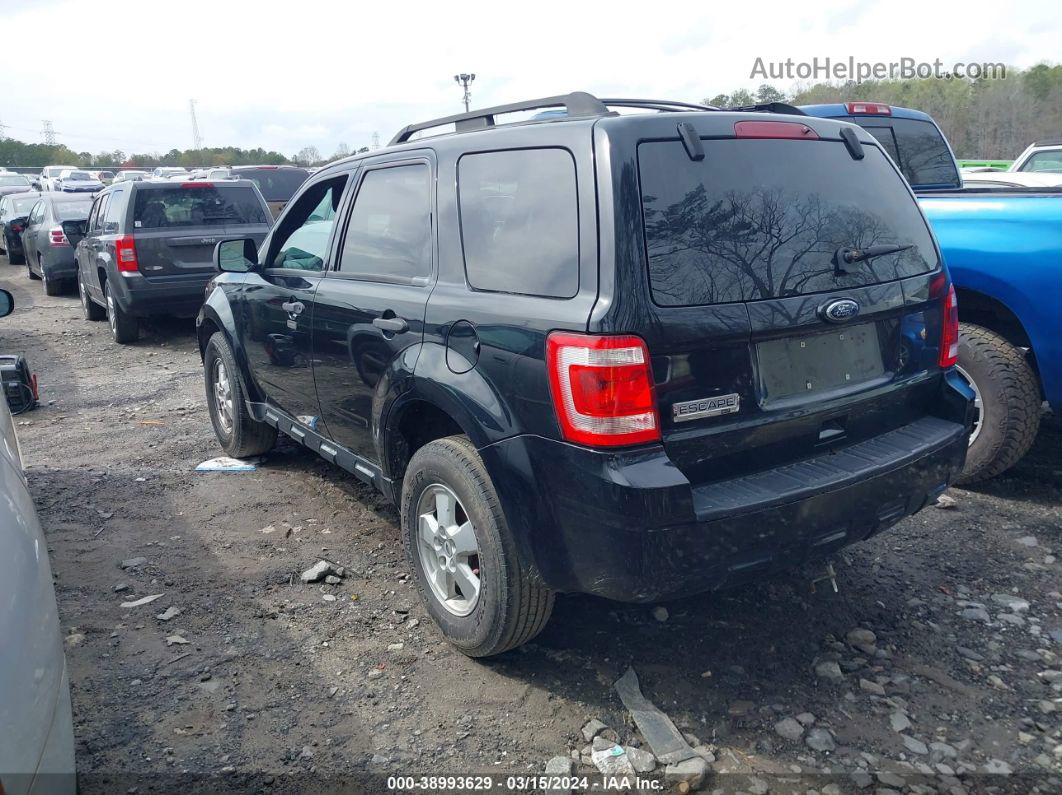 2009 Ford Escape Xlt Black vin: 1FMCU03709KC59899