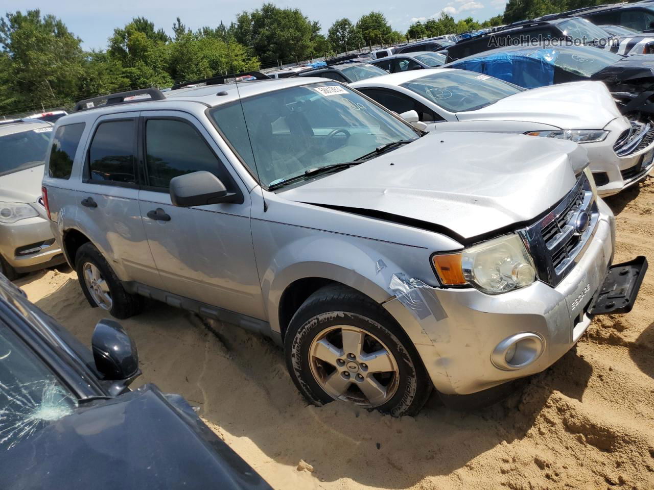 2009 Ford Escape Xlt Silver vin: 1FMCU03709KD06641