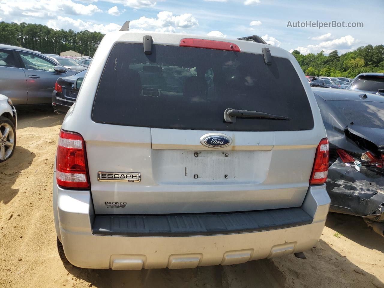 2009 Ford Escape Xlt Silver vin: 1FMCU03709KD06641