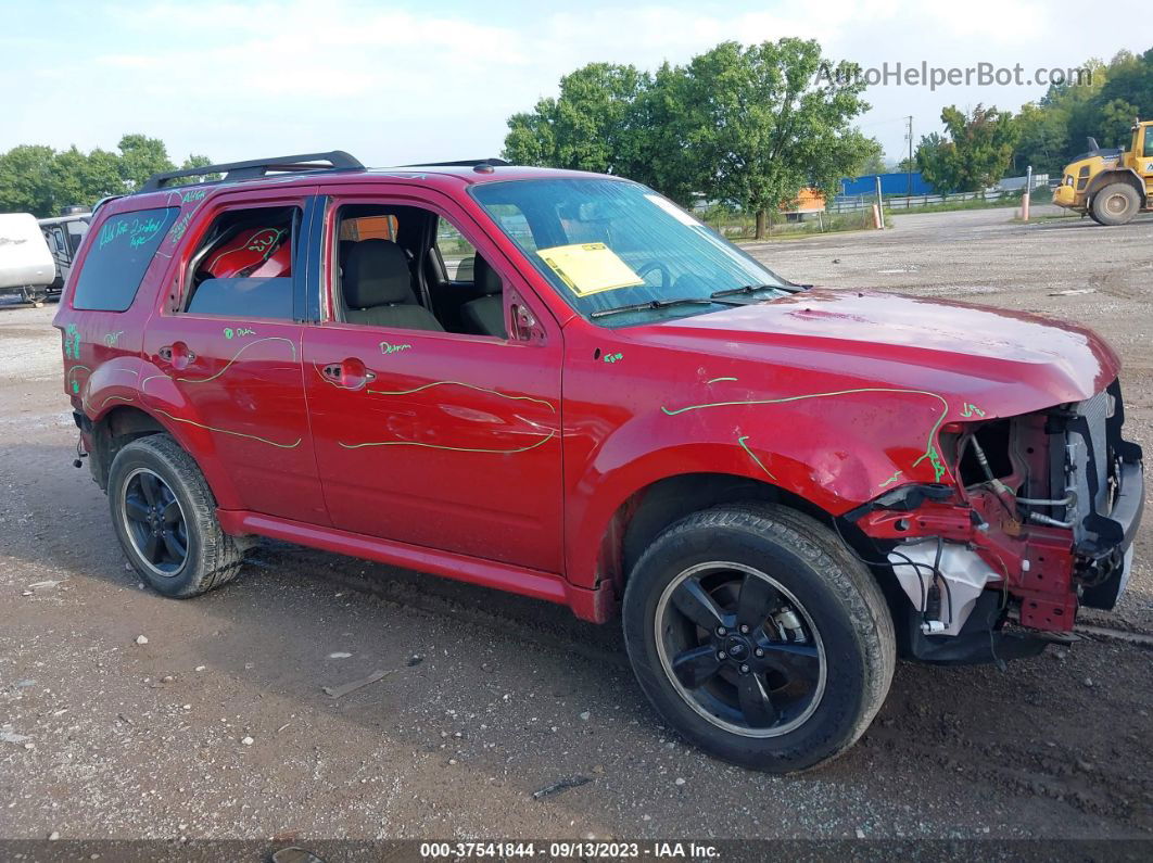 2009 Ford Escape Xlt Red vin: 1FMCU03719KB63652