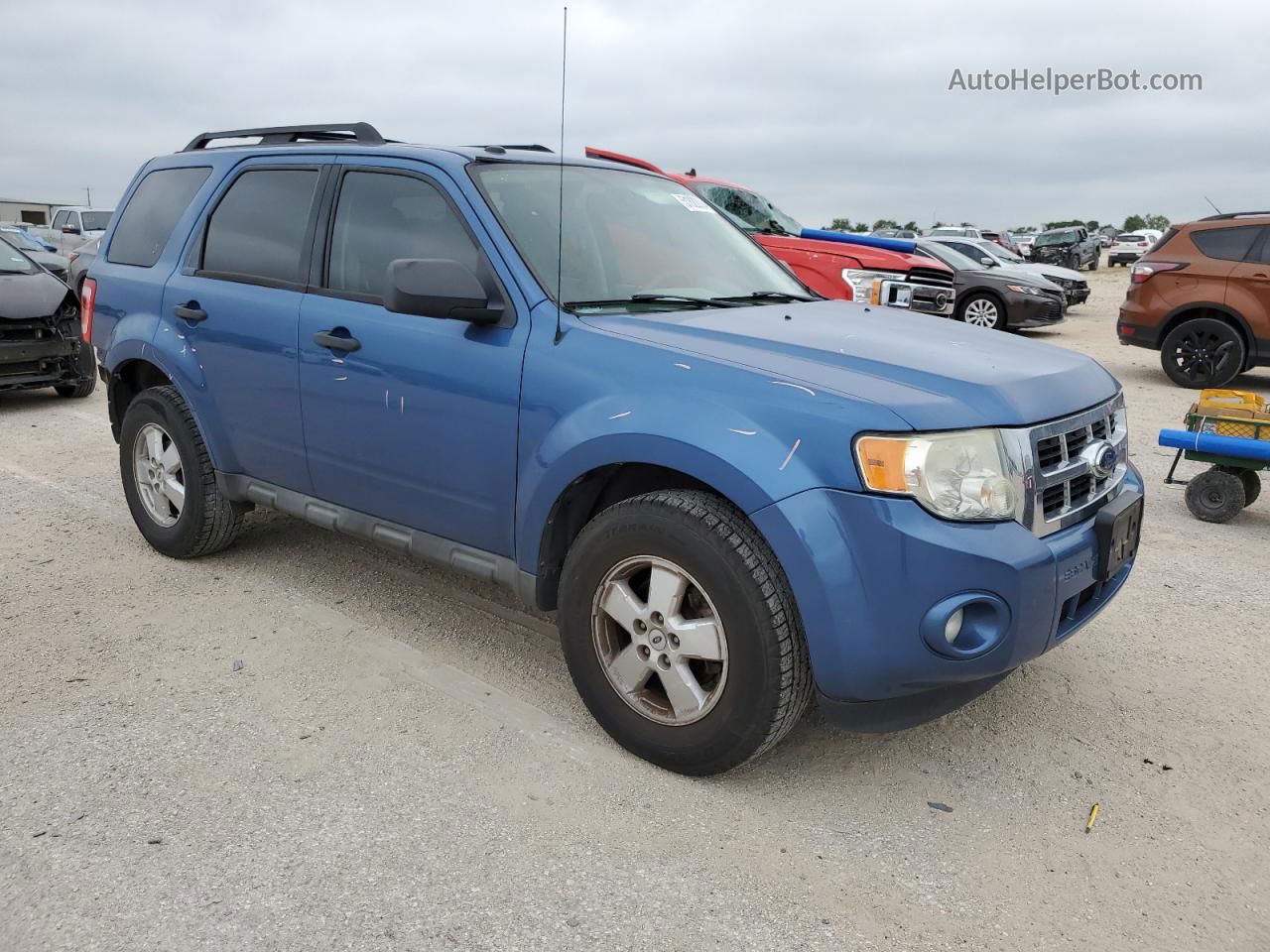 2009 Ford Escape Xlt Синий vin: 1FMCU03719KC85346