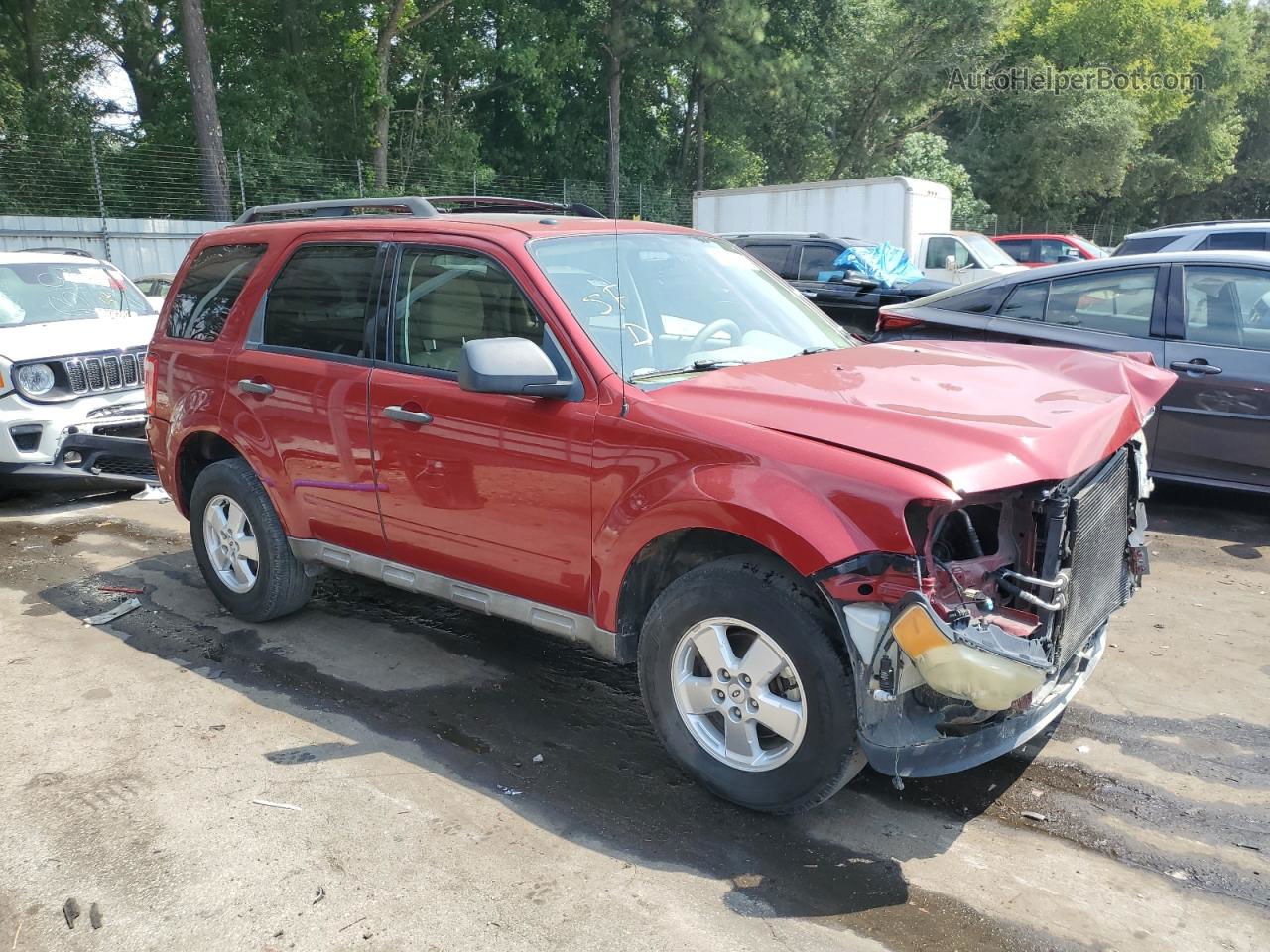 2009 Ford Escape Xlt Красный vin: 1FMCU03739KB80002