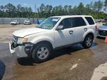 2009 Ford Escape Xlt White vin: 1FMCU03749KB70451