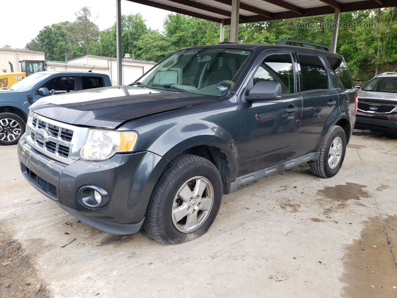 2009 Ford Escape Xlt Синий vin: 1FMCU03759KD05355