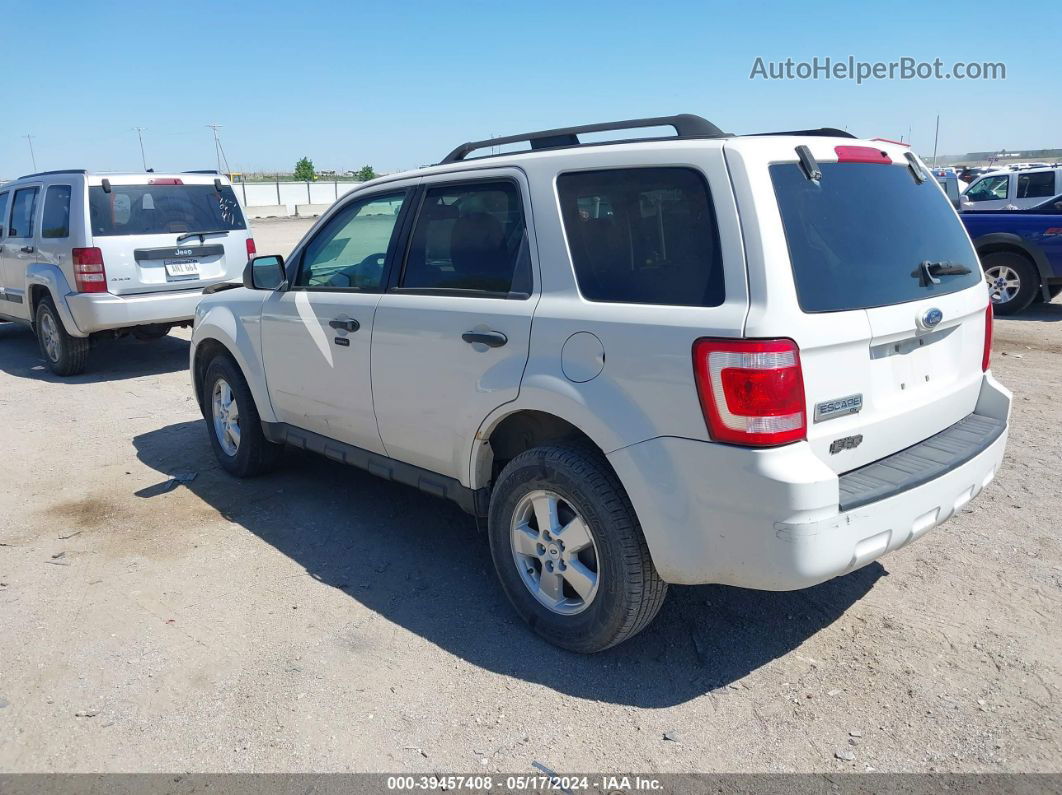 2009 Ford Escape Xlt White vin: 1FMCU03769KA43832