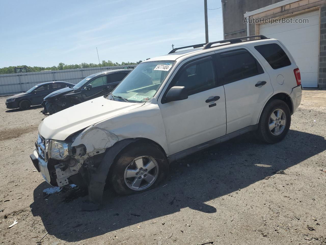 2009 Ford Escape Xlt White vin: 1FMCU03769KC47143