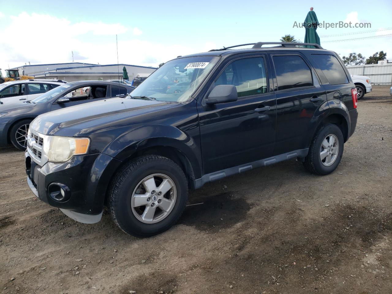 2009 Ford Escape Xlt Черный vin: 1FMCU03779KA02769