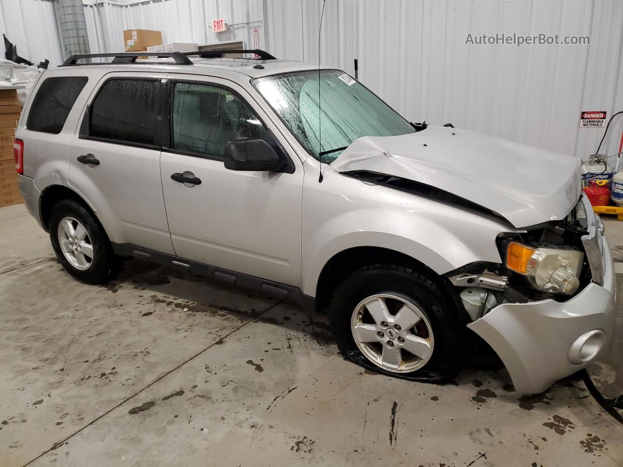 2009 Ford Escape Xlt Silver vin: 1FMCU03779KA19331