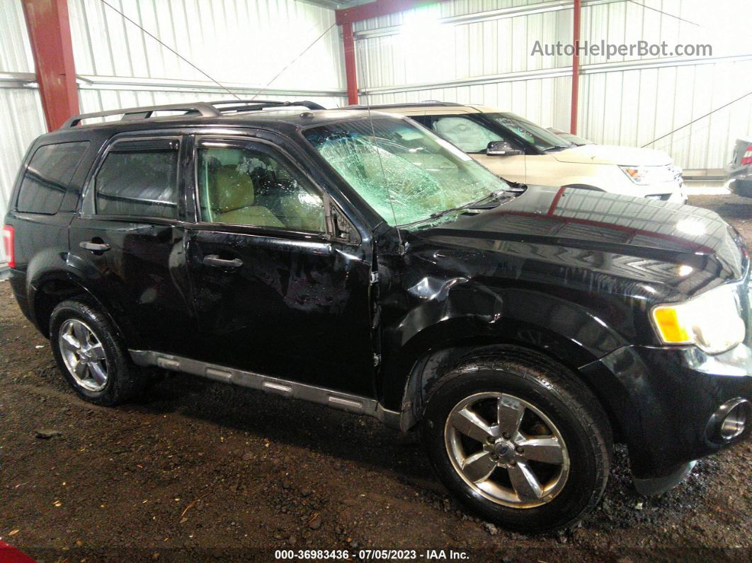 2009 Ford Escape Xlt Black vin: 1FMCU03779KD01615