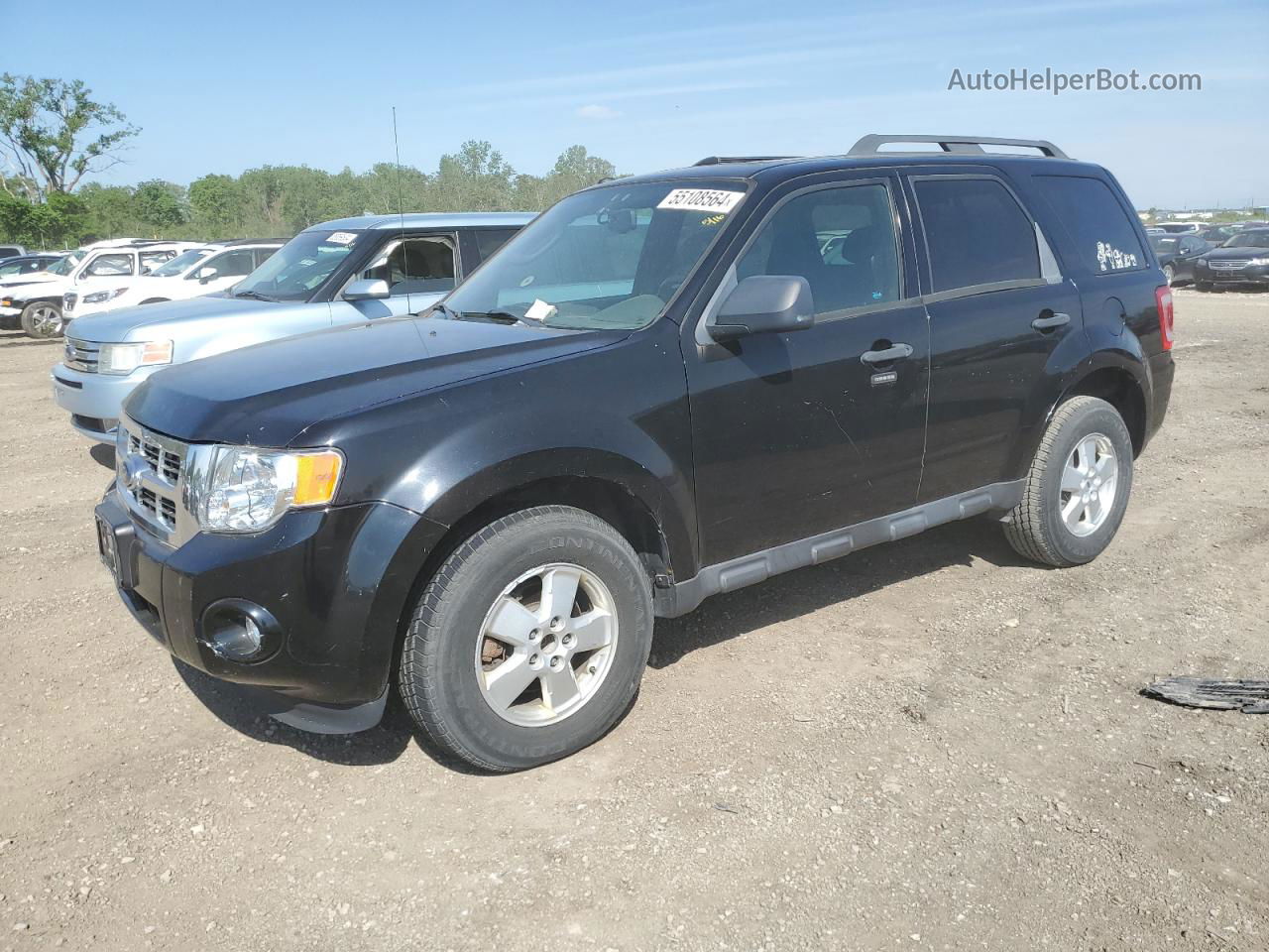 2009 Ford Escape Xlt Black vin: 1FMCU03789KA22688