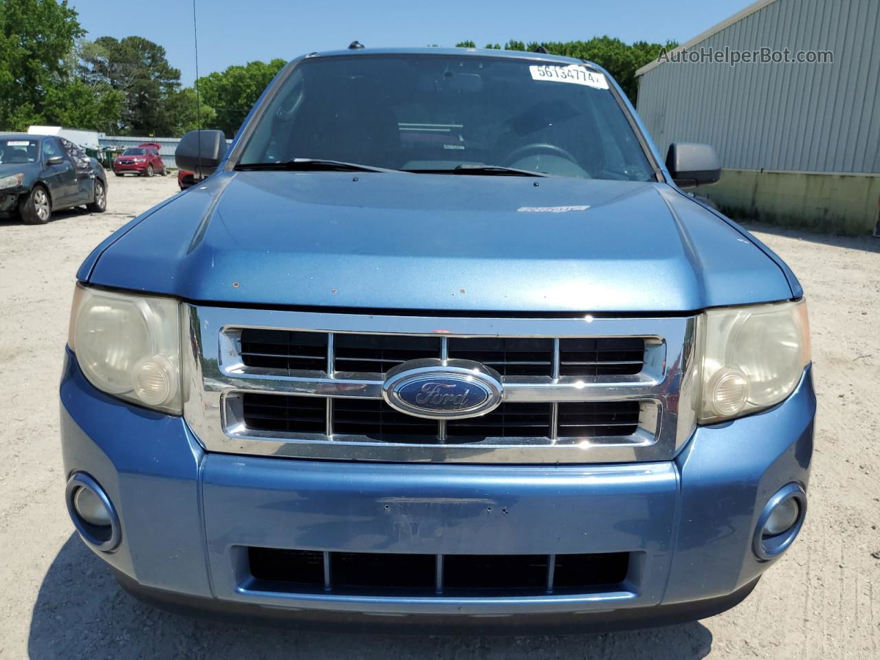 2009 Ford Escape Xlt Blue vin: 1FMCU03789KB64698