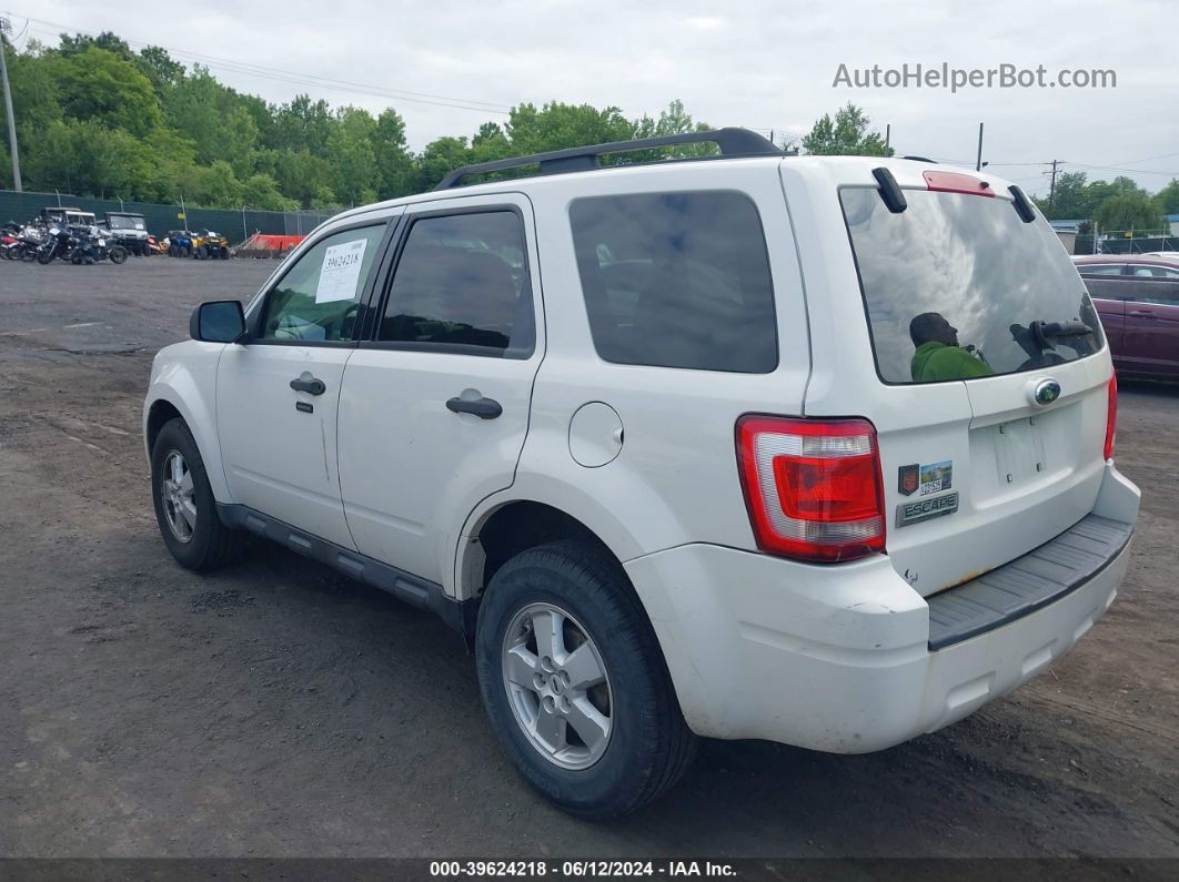 2009 Ford Escape Xlt White vin: 1FMCU03799KA25874