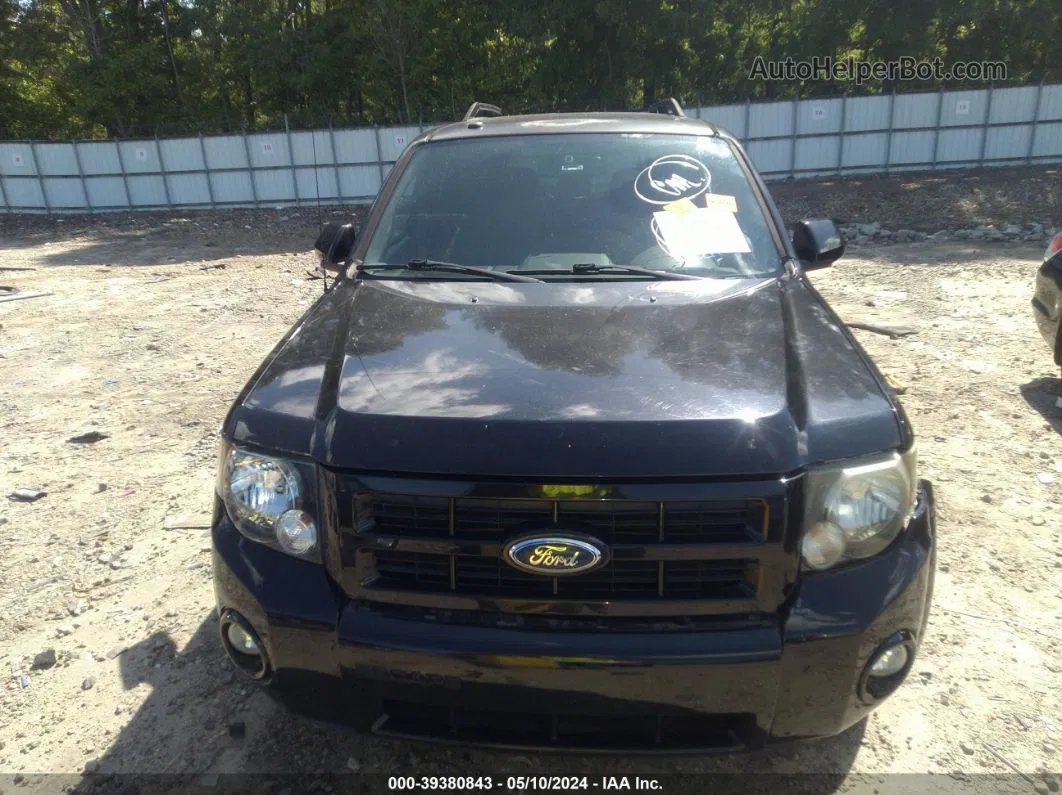 2009 Ford Escape Xlt Black vin: 1FMCU03799KB62894