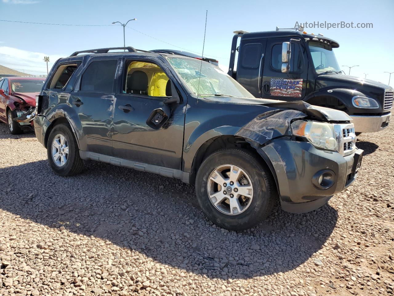 2009 Ford Escape Xlt Blue vin: 1FMCU03799KC59500