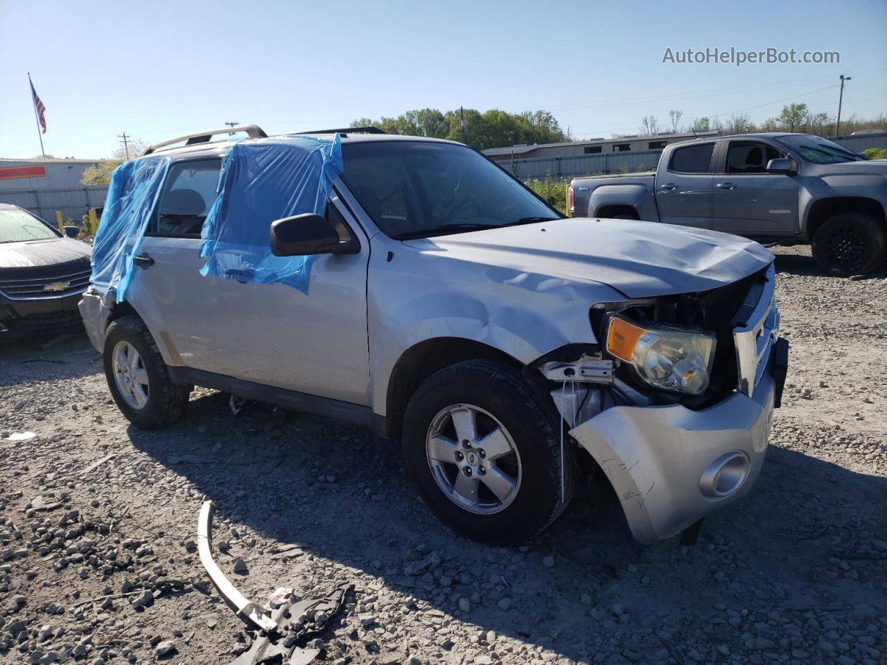 2009 Ford Escape Xlt Silver vin: 1FMCU037X9KA58785