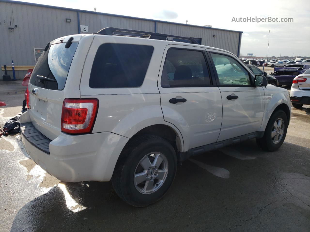 2009 Ford Escape Xlt White vin: 1FMCU037X9KA92175