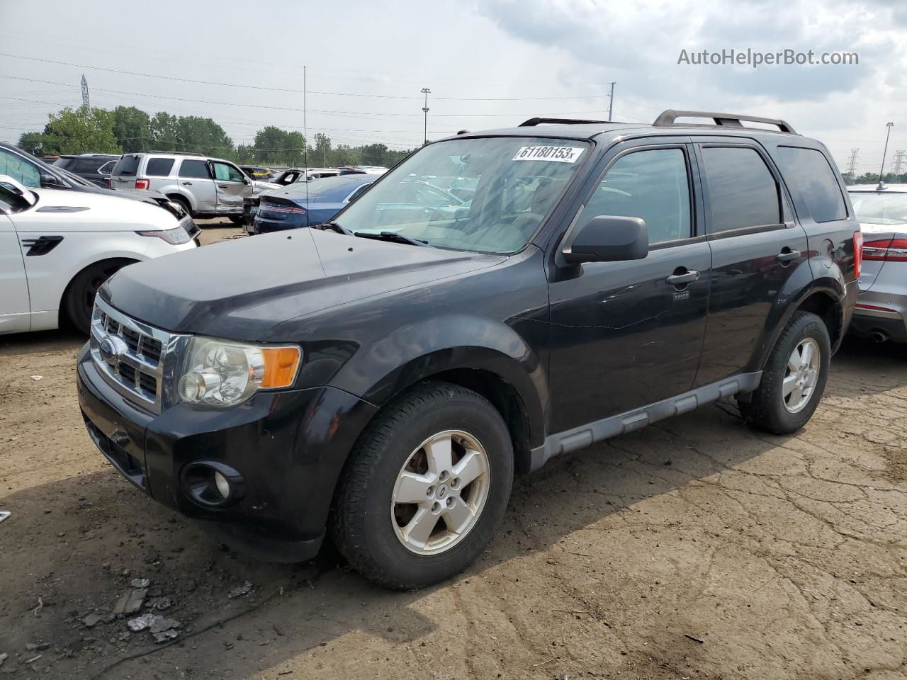 2009 Ford Escape Xlt Black vin: 1FMCU037X9KA92970