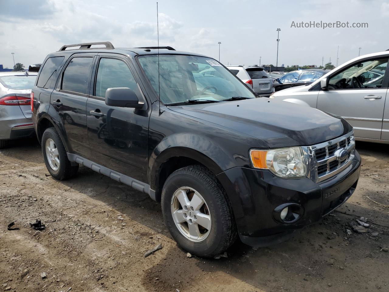 2009 Ford Escape Xlt Black vin: 1FMCU037X9KA92970