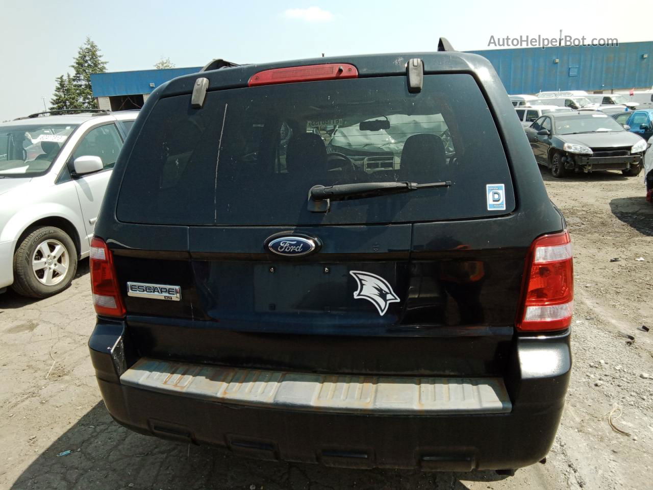 2009 Ford Escape Xlt Black vin: 1FMCU037X9KA92970