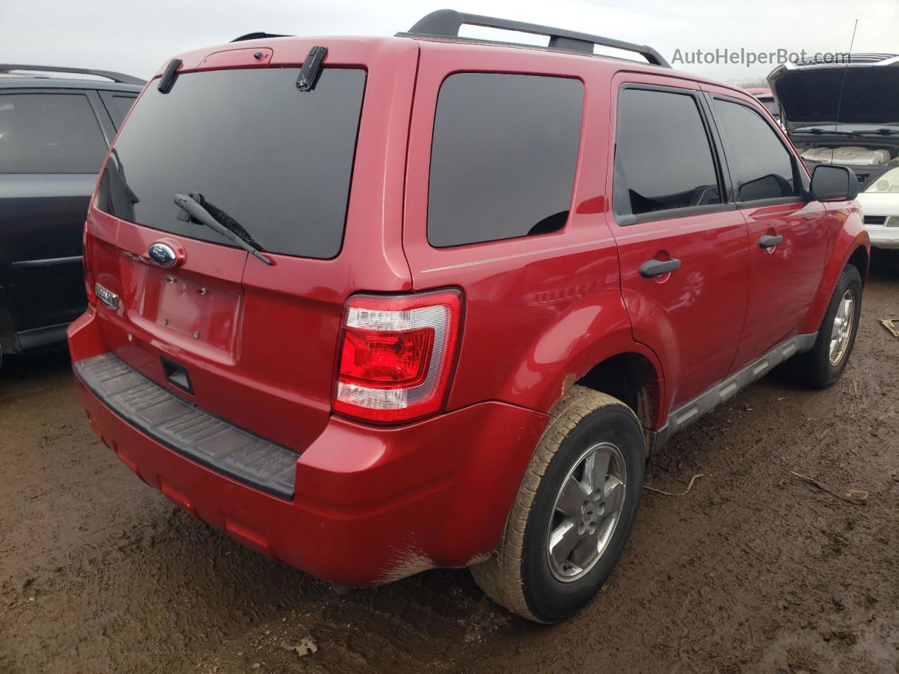 2009 Ford Escape Xlt Red vin: 1FMCU037X9KC11469