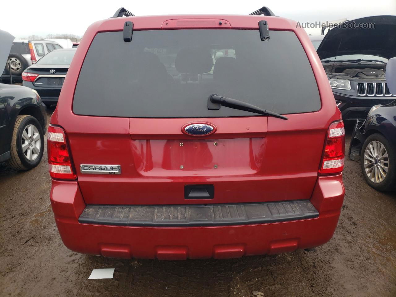 2009 Ford Escape Xlt Red vin: 1FMCU037X9KC11469