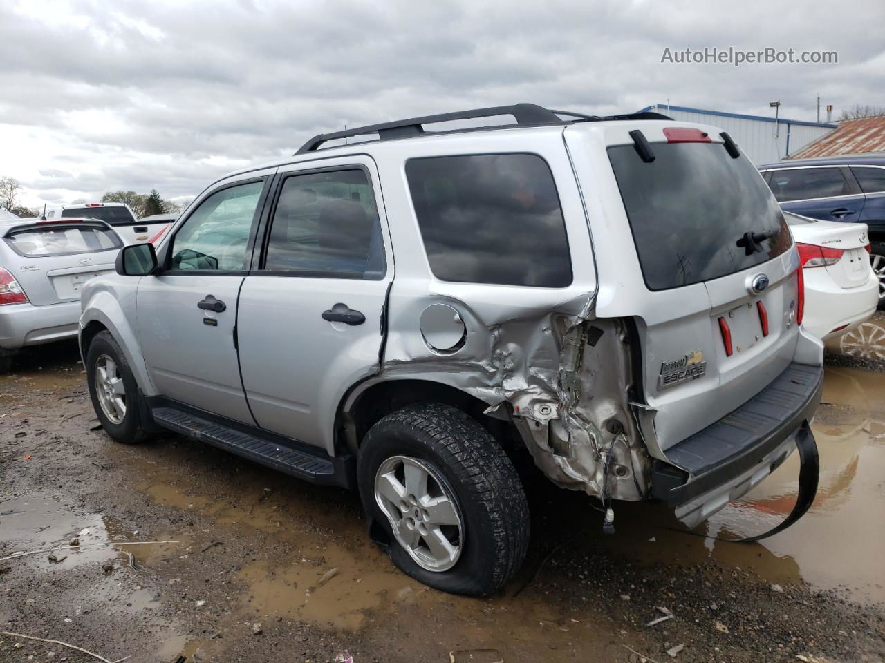 2009 Ford Escape Xlt Silver vin: 1FMCU037X9KC86107