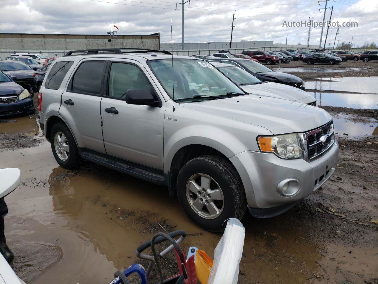 2009 Ford Escape Xlt Silver vin: 1FMCU037X9KC86107