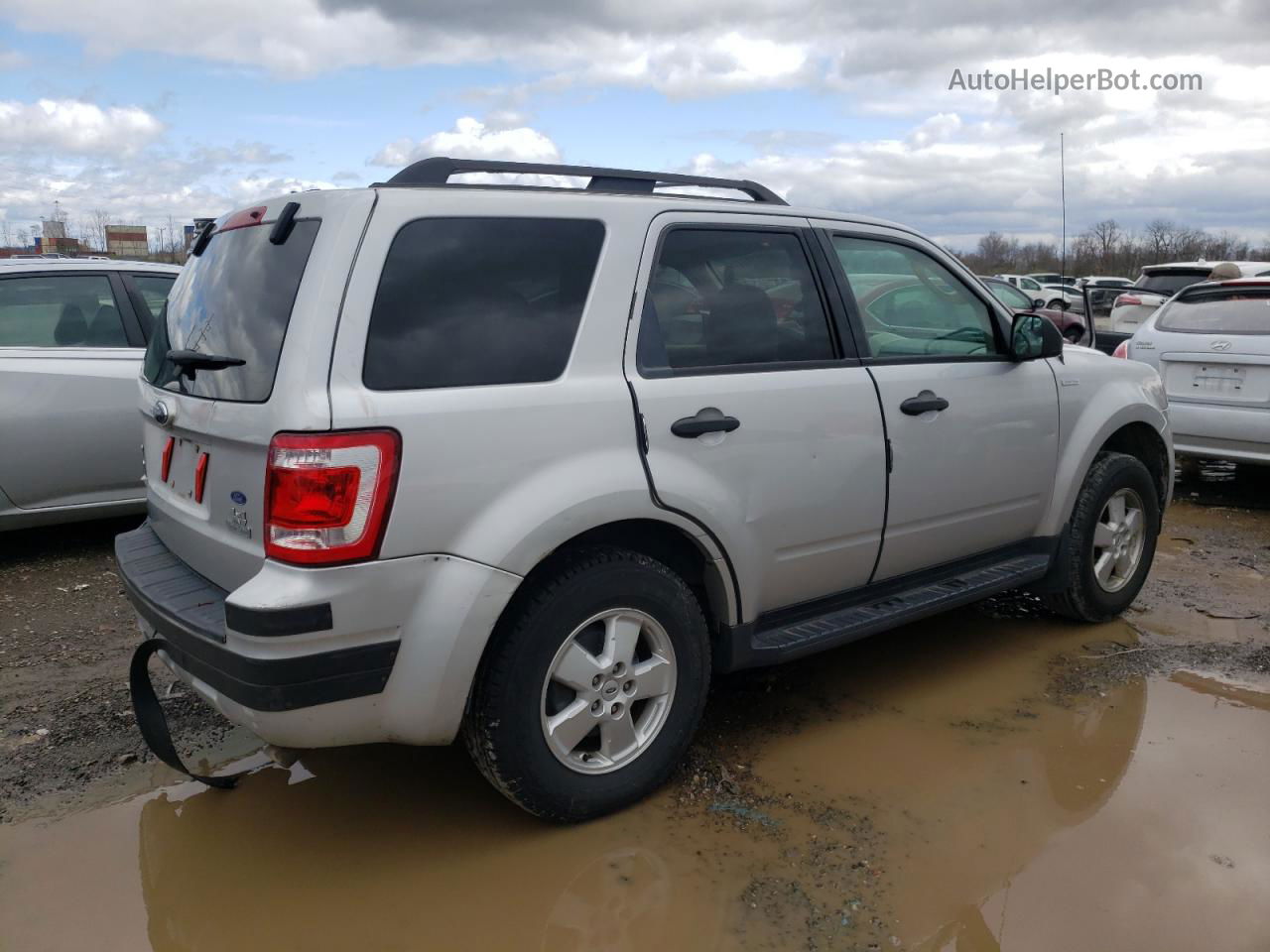 2009 Ford Escape Xlt Silver vin: 1FMCU037X9KC86107