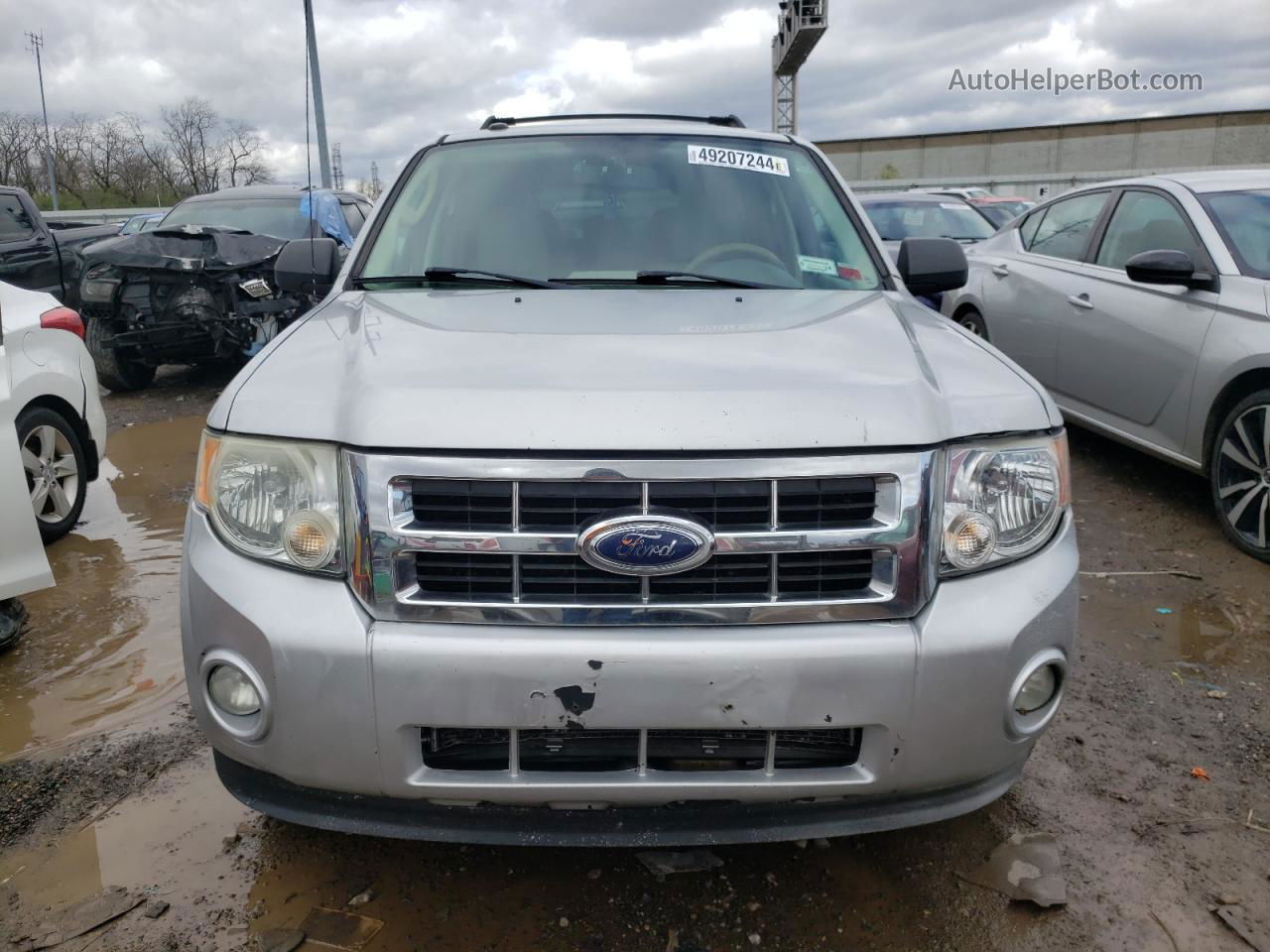 2009 Ford Escape Xlt Silver vin: 1FMCU037X9KC86107