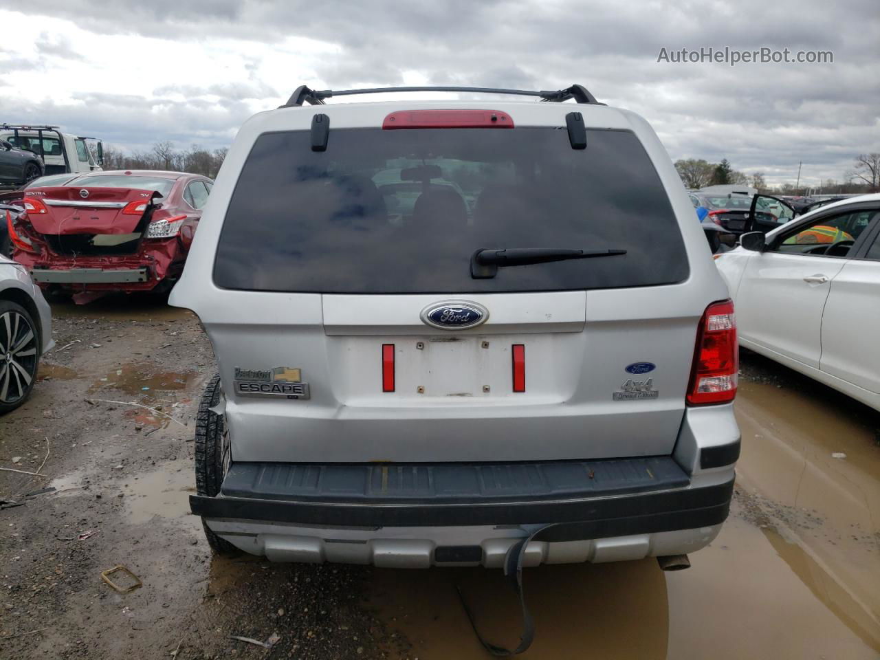 2009 Ford Escape Xlt Silver vin: 1FMCU037X9KC86107