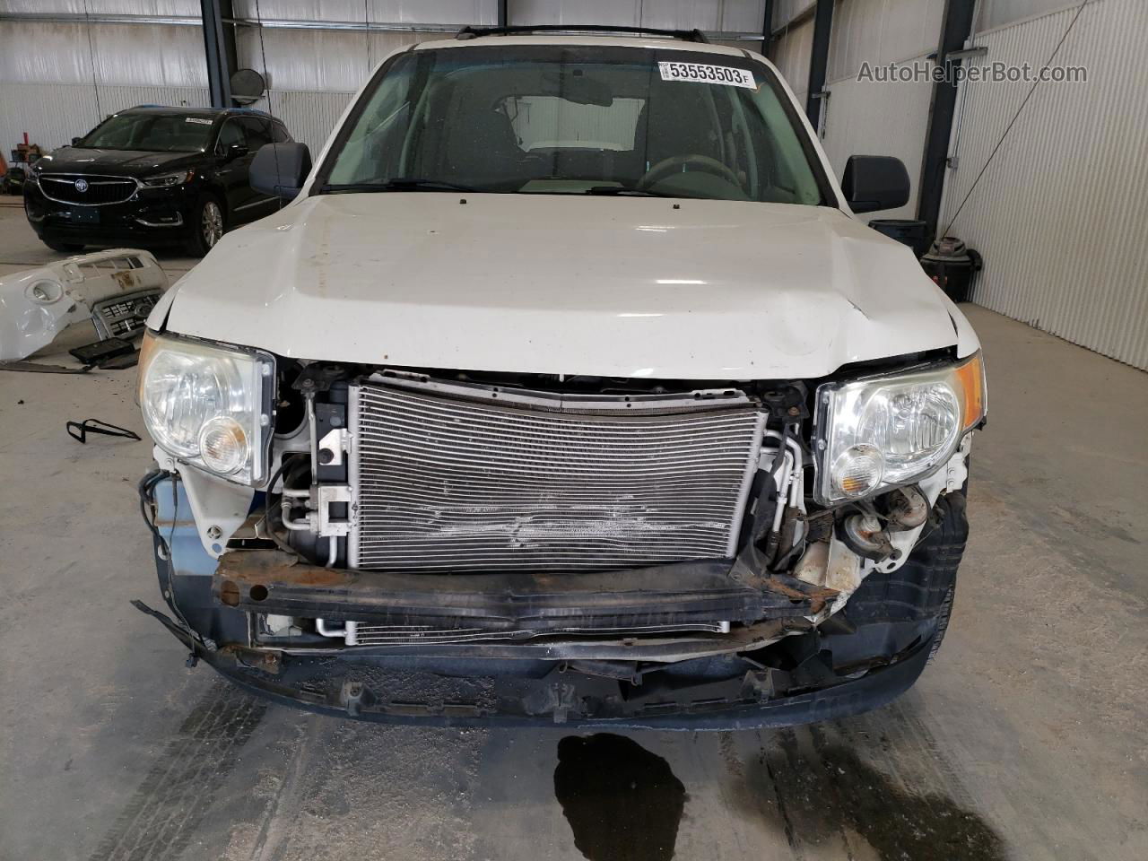 2009 Ford Escape Xlt White vin: 1FMCU037X9KD04749