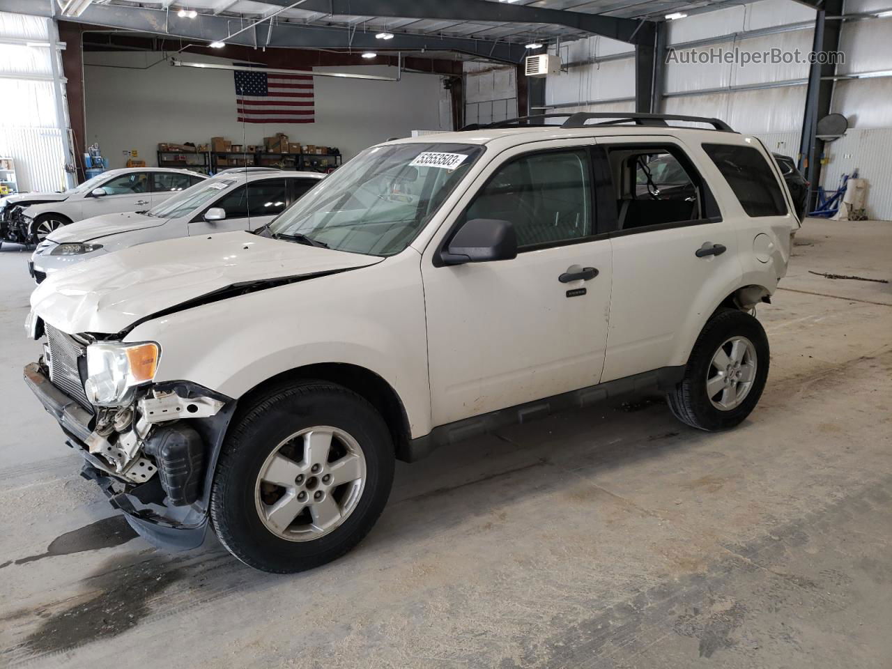 2009 Ford Escape Xlt White vin: 1FMCU037X9KD04749