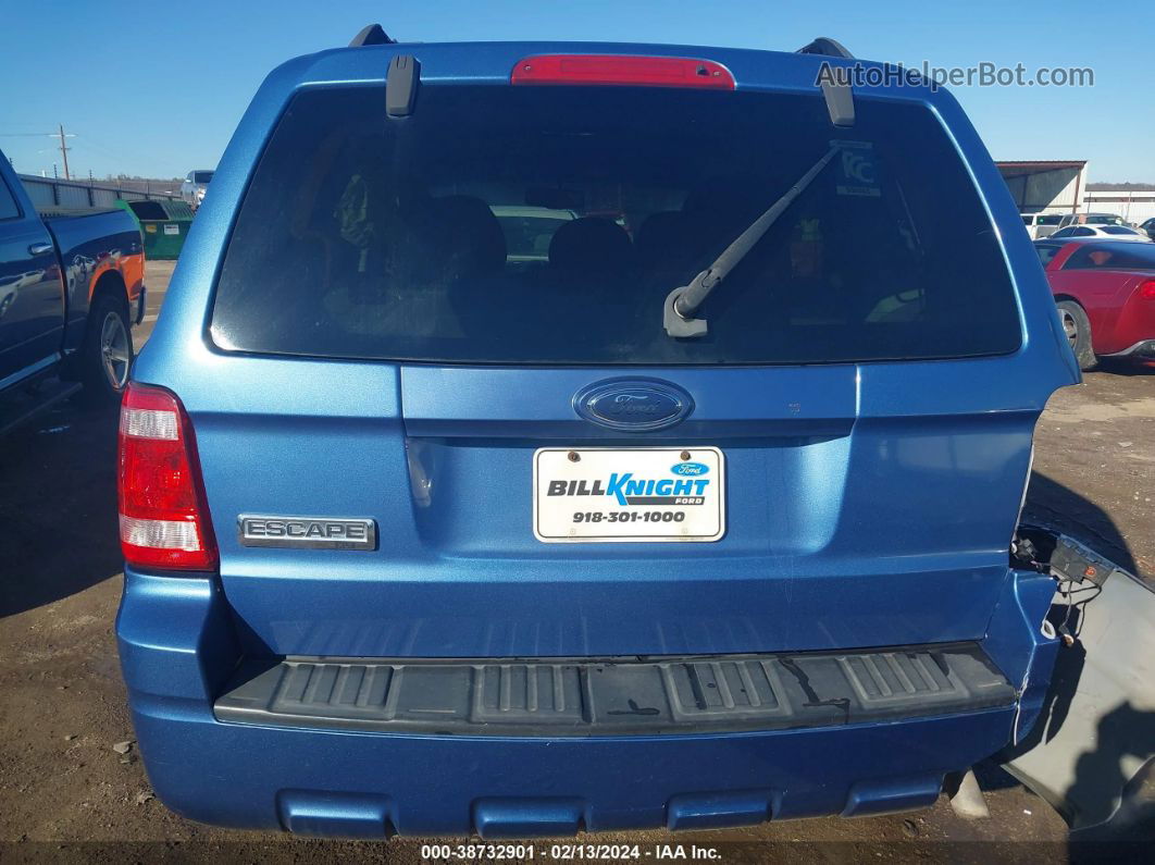 2009 Ford Escape Xlt Blue vin: 1FMCU03G09KA34589