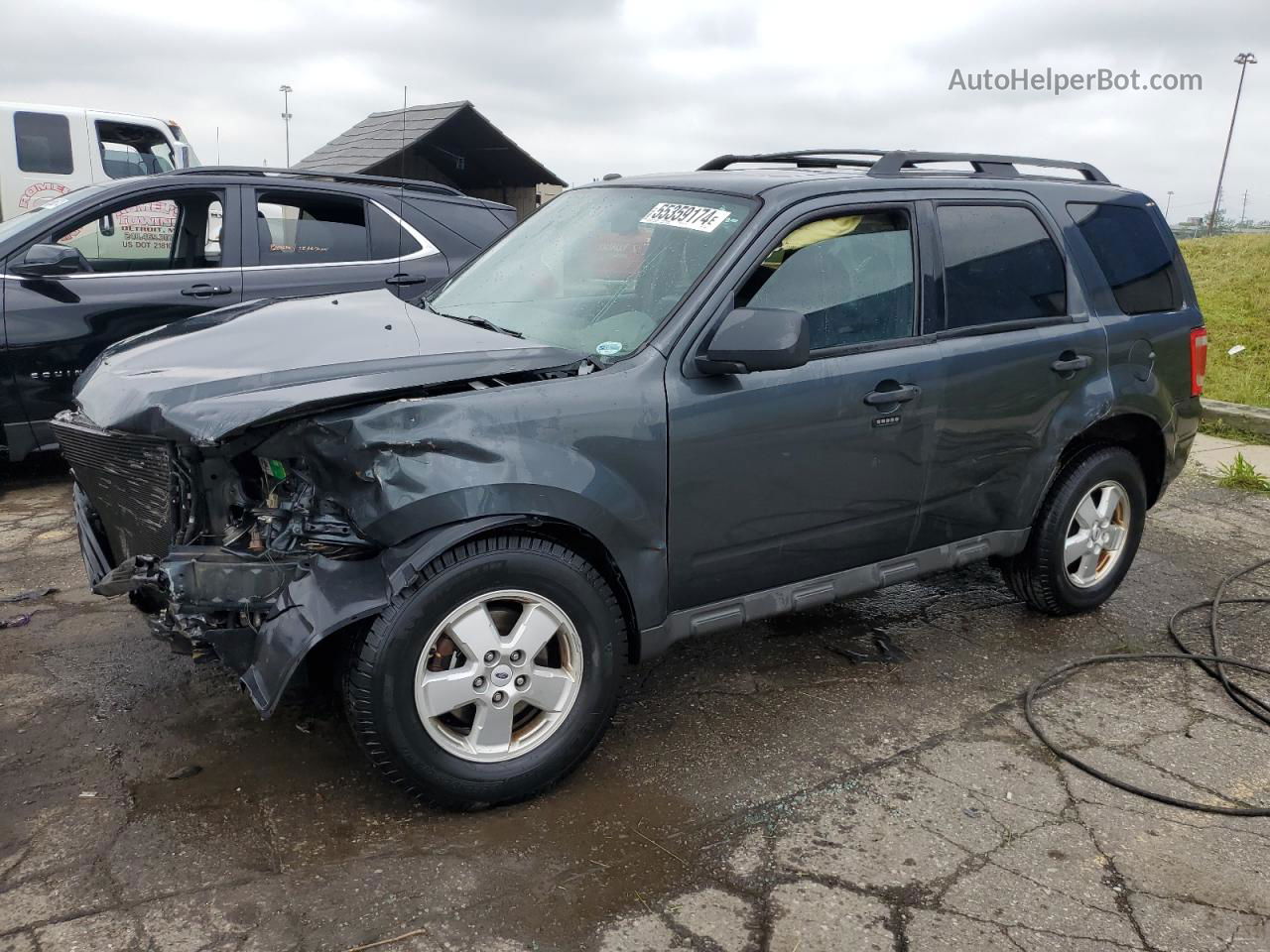 2009 Ford Escape Xlt Gray vin: 1FMCU03G09KA36942