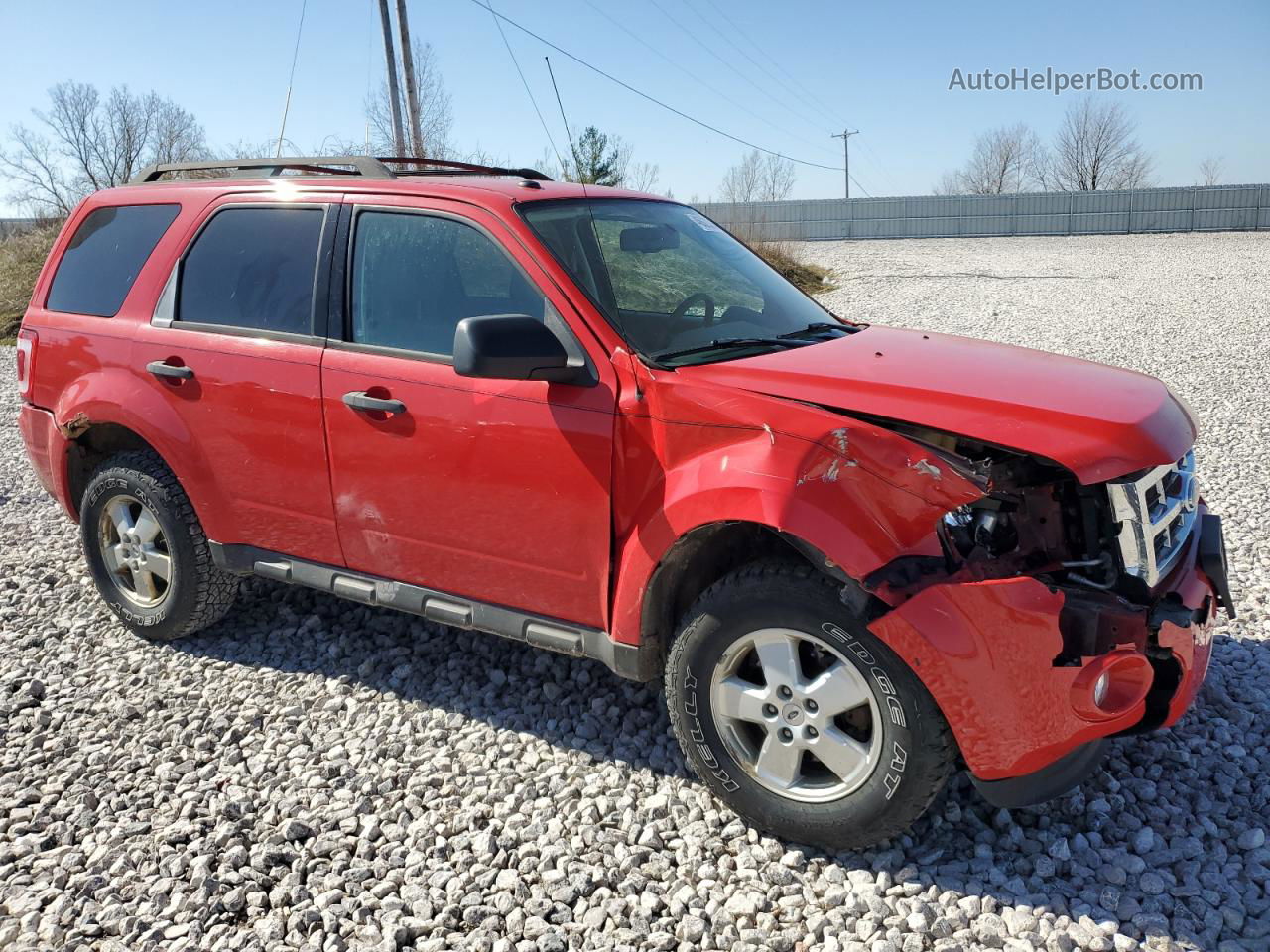 2009 Ford Escape Xlt Red vin: 1FMCU03G19KA86104