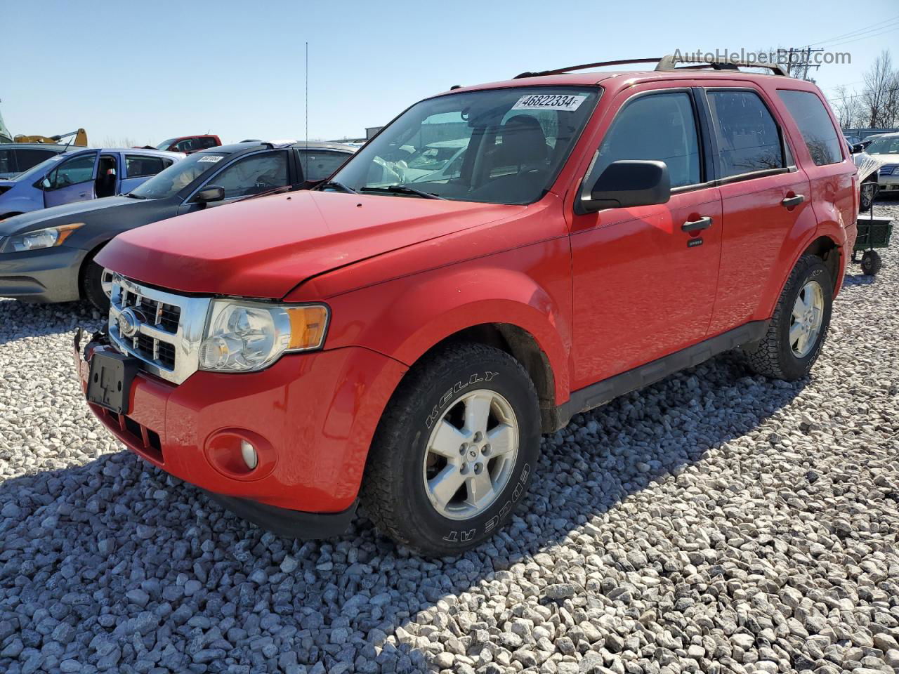 2009 Ford Escape Xlt Red vin: 1FMCU03G19KA86104