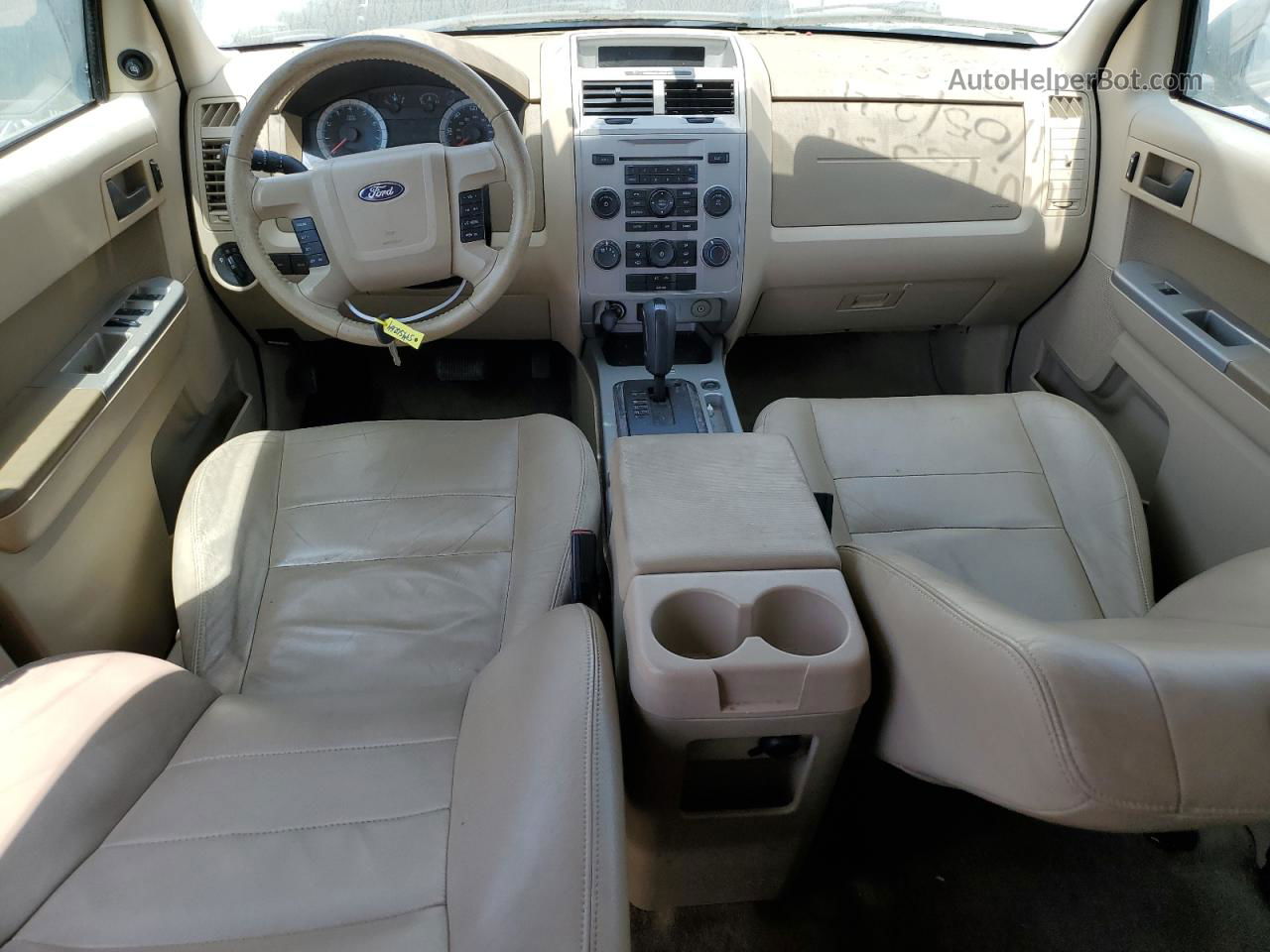 2009 Ford Escape Xlt White vin: 1FMCU03G19KA92548