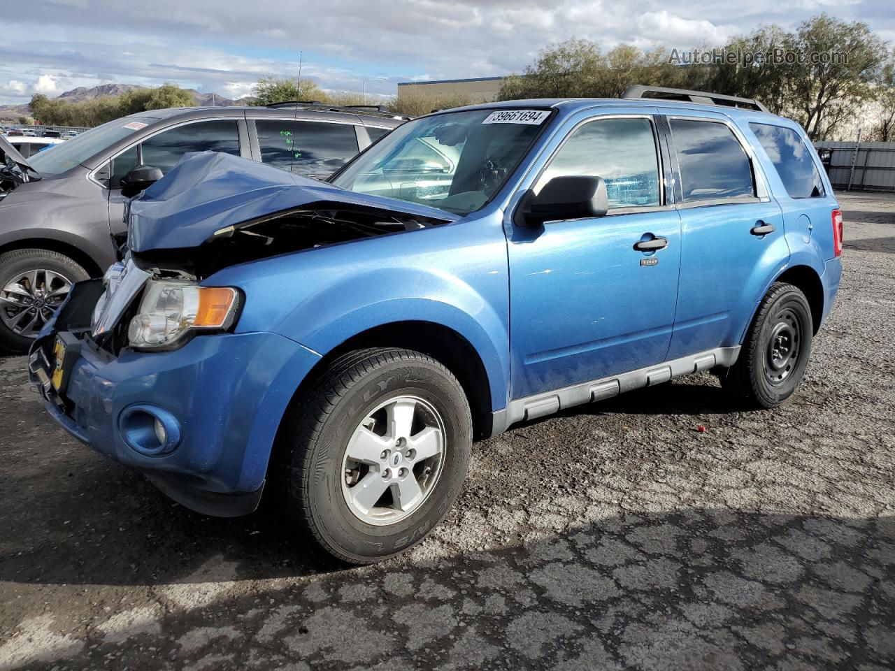 2009 Ford Escape Xlt Blue vin: 1FMCU03G19KD11654