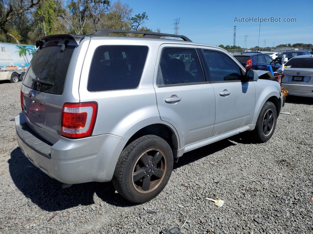 2009 Ford Escape Xlt Silver vin: 1FMCU03G29KB30532