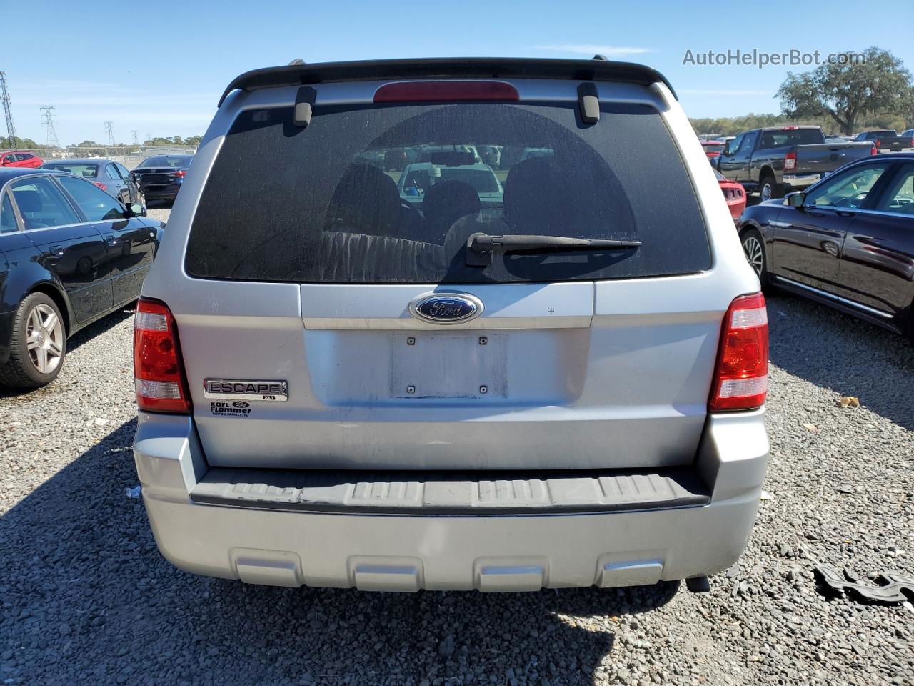 2009 Ford Escape Xlt Silver vin: 1FMCU03G29KB30532