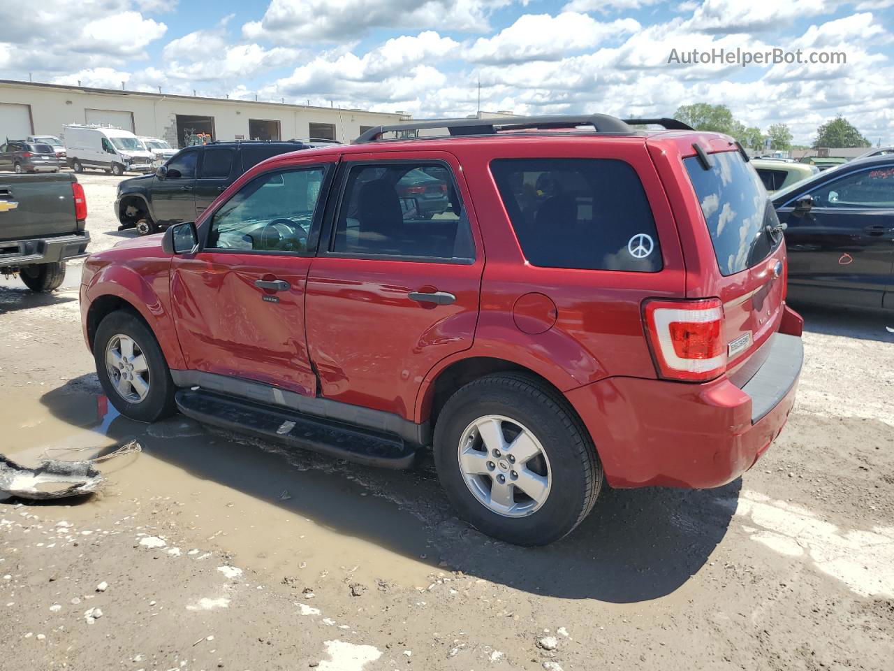 2009 Ford Escape Xlt Red vin: 1FMCU03G29KC04063