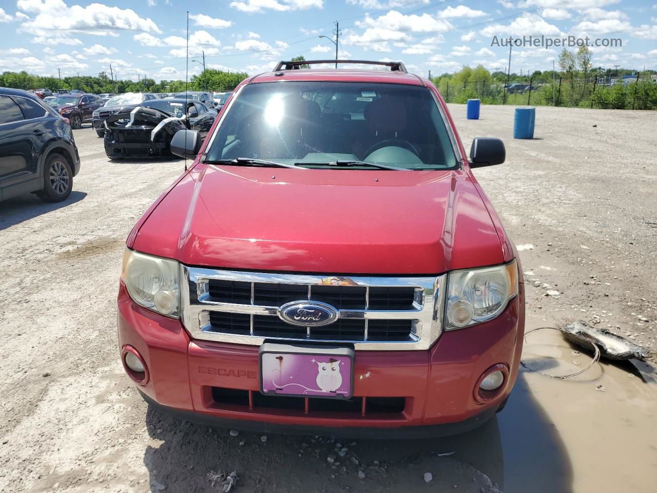 2009 Ford Escape Xlt Red vin: 1FMCU03G29KC04063