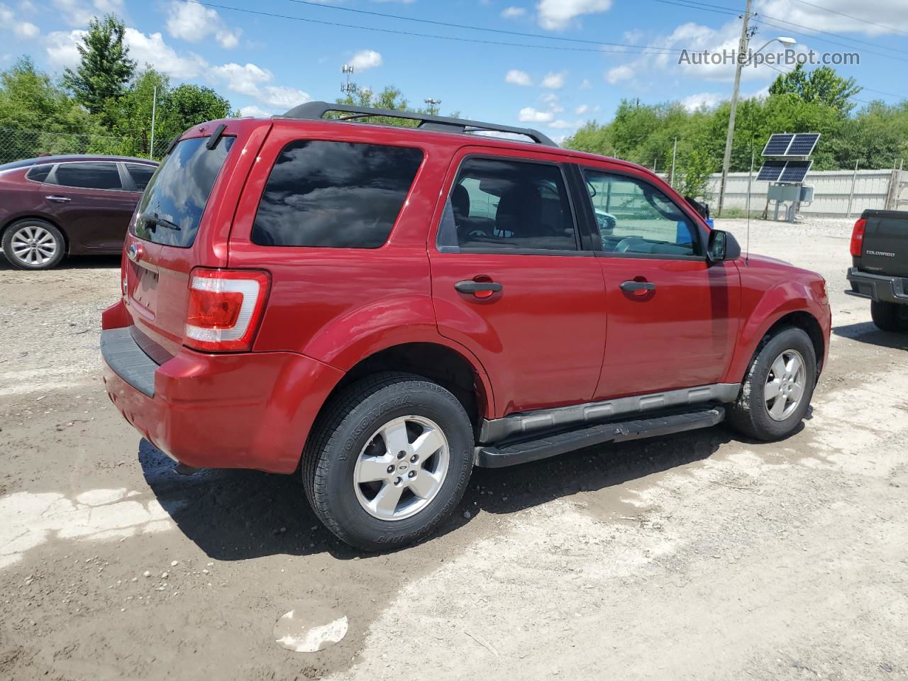 2009 Ford Escape Xlt Red vin: 1FMCU03G29KC04063