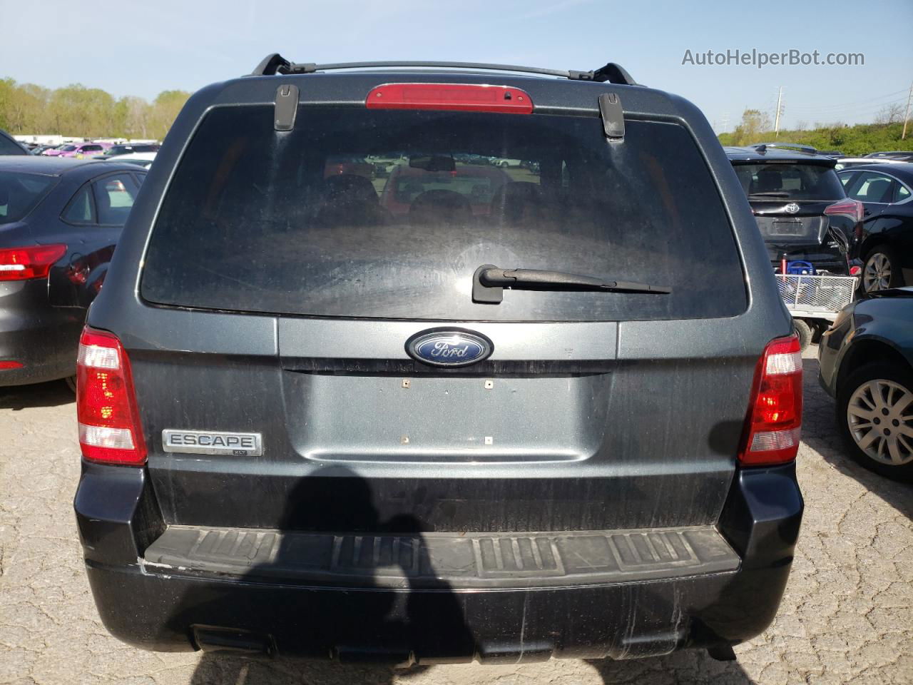 2009 Ford Escape Xlt Gray vin: 1FMCU03G39KB00956