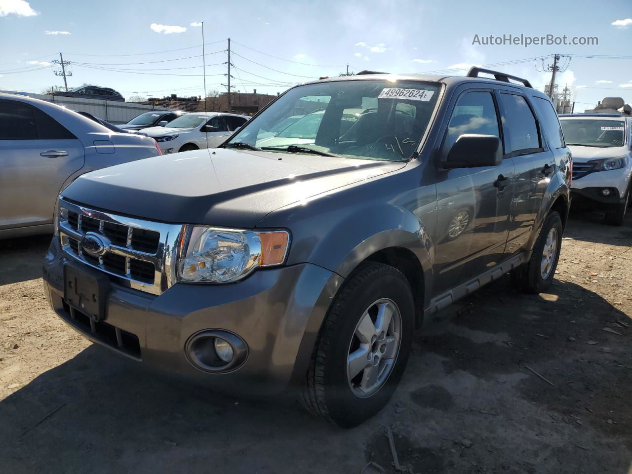 2009 Ford Escape Xlt Серый vin: 1FMCU03G39KD04902