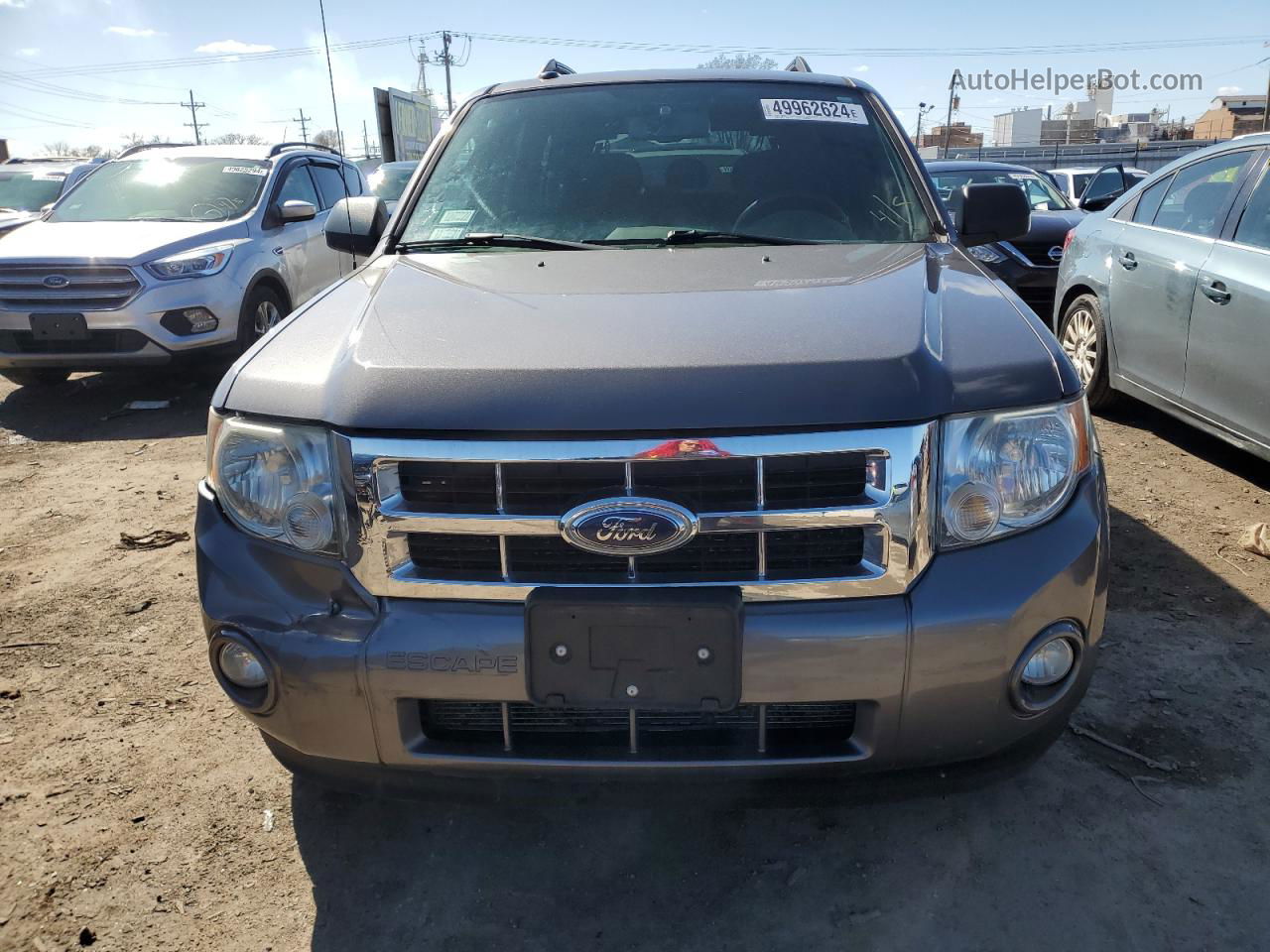 2009 Ford Escape Xlt Серый vin: 1FMCU03G39KD04902