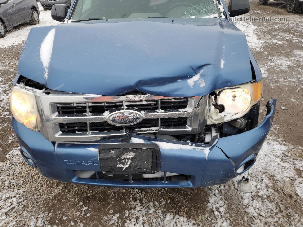 2009 Ford Escape Xlt Blue vin: 1FMCU03G49KA57213