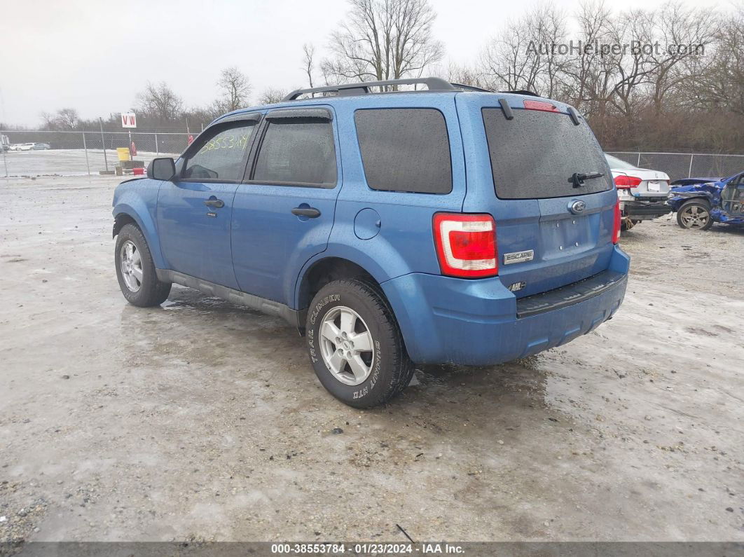 2009 Ford Escape Xlt Blue vin: 1FMCU03G59KA53722