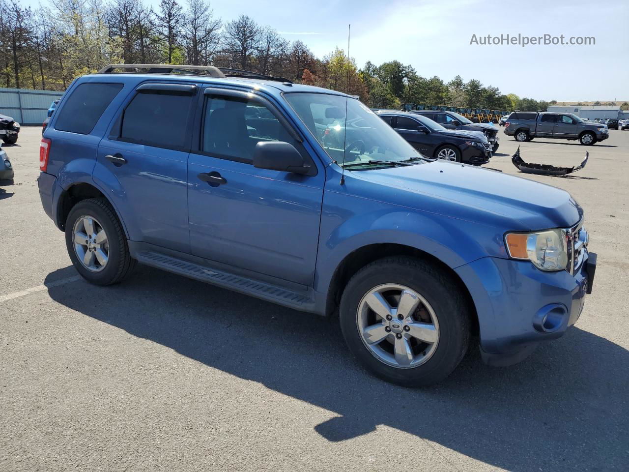 2009 Ford Escape Xlt Blue vin: 1FMCU03G59KC04770