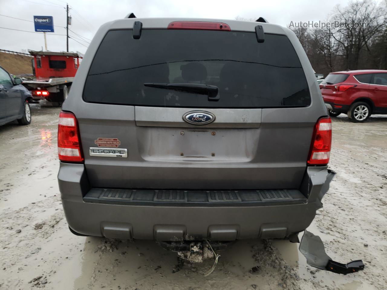 2009 Ford Escape Xlt Серый vin: 1FMCU03G59KD05906